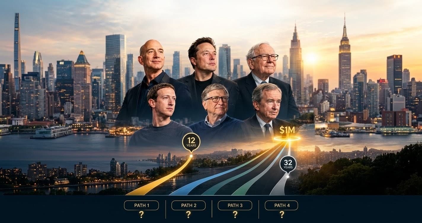 How Millionaires Get Rich: The 4 Paths and The One That Fit You